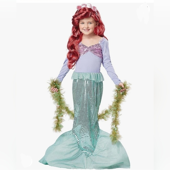 Little Mermaid Costume by California Costumes Size Large 10-12 - Picture 1 of 4